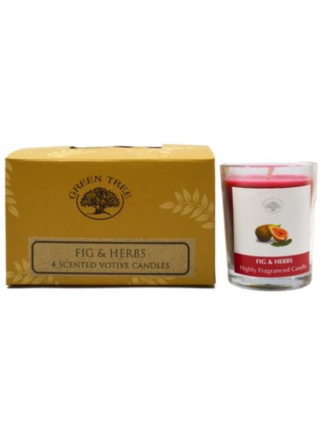 Geurkaars figs & herbs votives