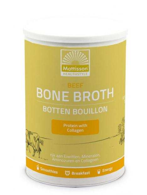 Beef bone broth botten bouillon