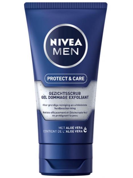 Men facescrub protect & care