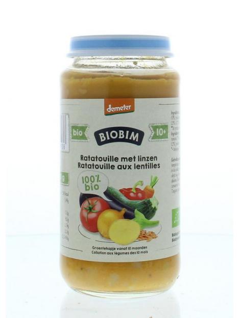 Ratatouille linzen 10+ maanden demeter bio