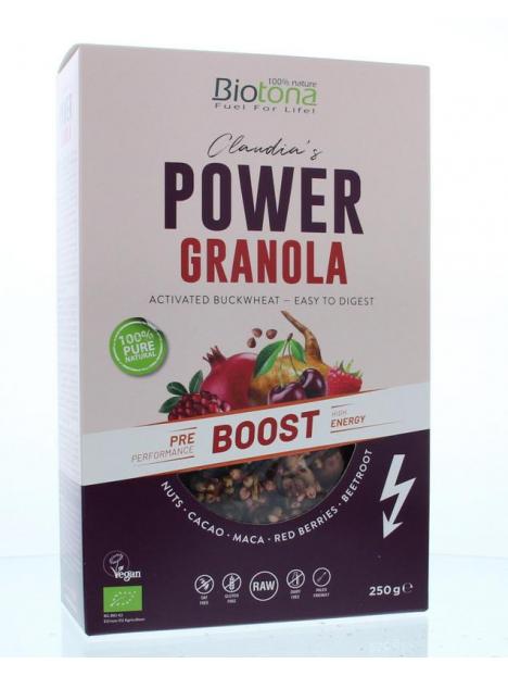 Power granola boost bio