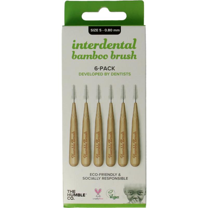 Interdental borstel 0.80 mm groen