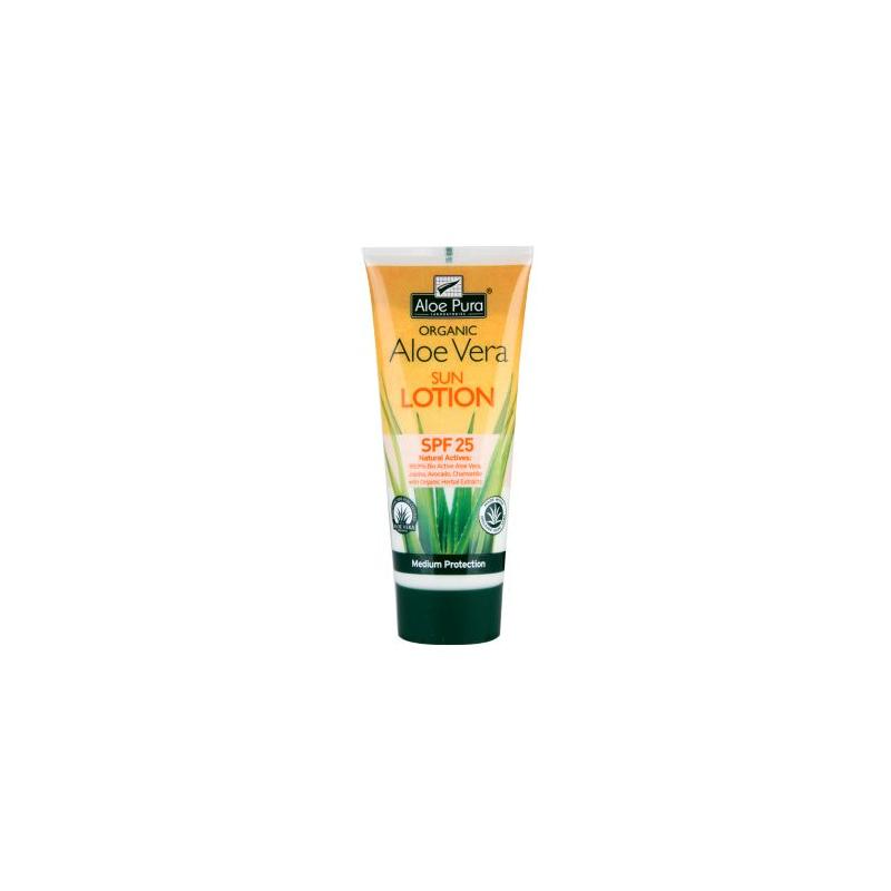 Aloe pura organic aloe vera zonnelotion SPF25