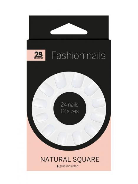 Nails natural square