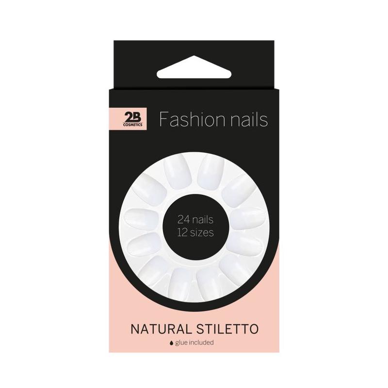 Nails natural stiletto