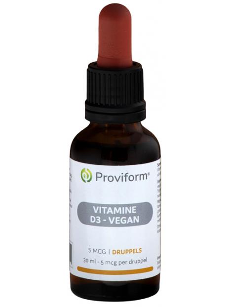 Vitamine D3 - 5 mcg vegan druppels