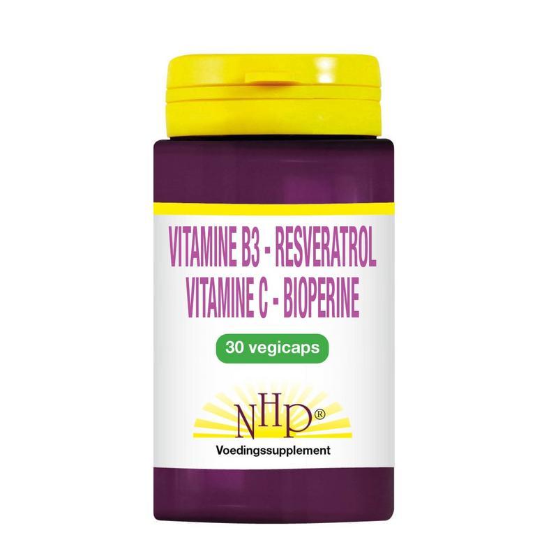 NMN Resveratrol vitamine C bioperine