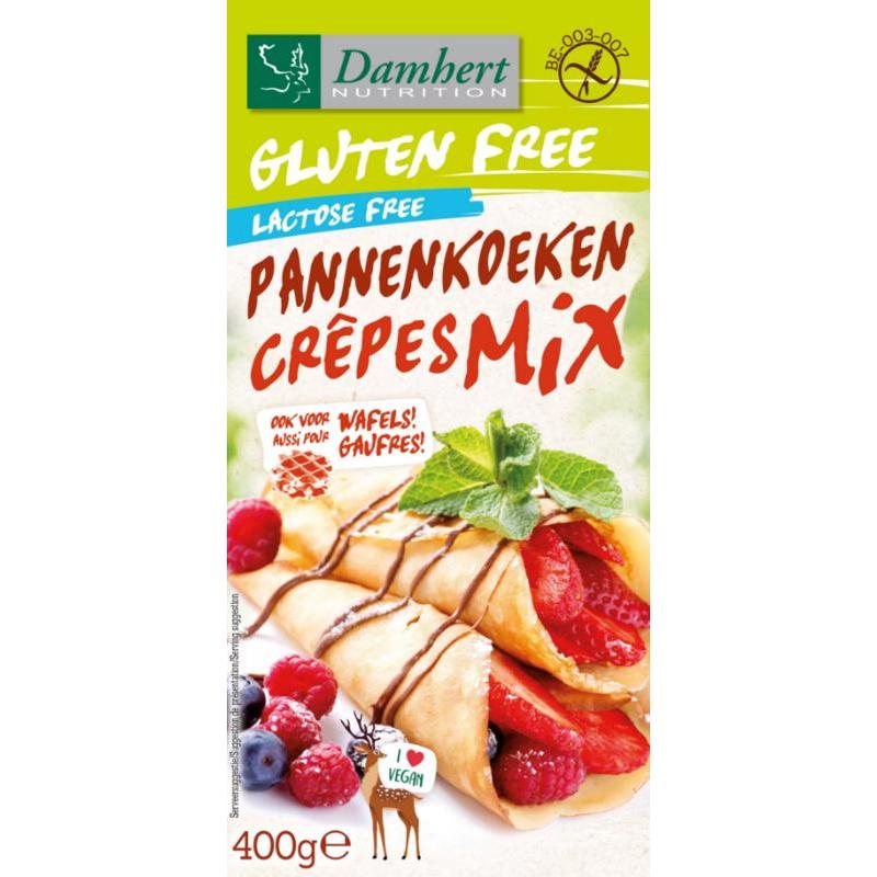 Pannenkoeken en wafelmix gluten- & lactosevrij bio