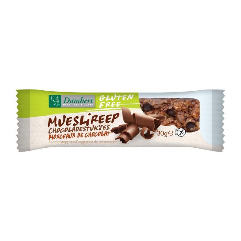 Mueslireep chocolade glutenvrij