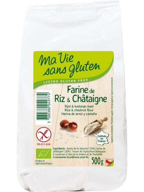 Rijst & kastanjemeel - glutenvrij - bio