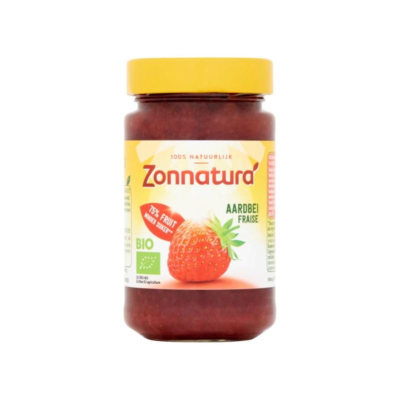 Fruitspread aardbei 75% bio