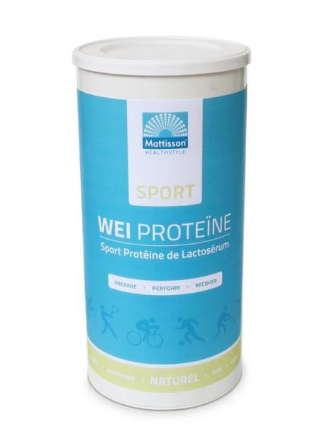 Sport wei whey proteine concentraat naturel