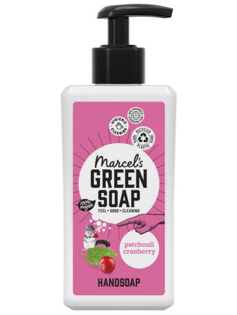 Handzeep patchouli & cranberry zonder pomp