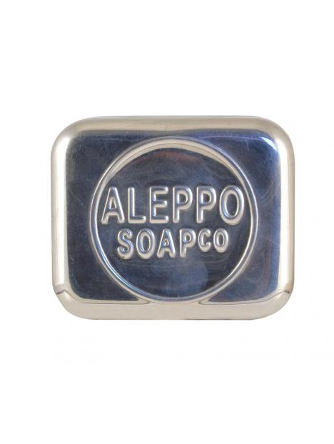 Zeepdoos aluminium leeg voor Aleppo zeep