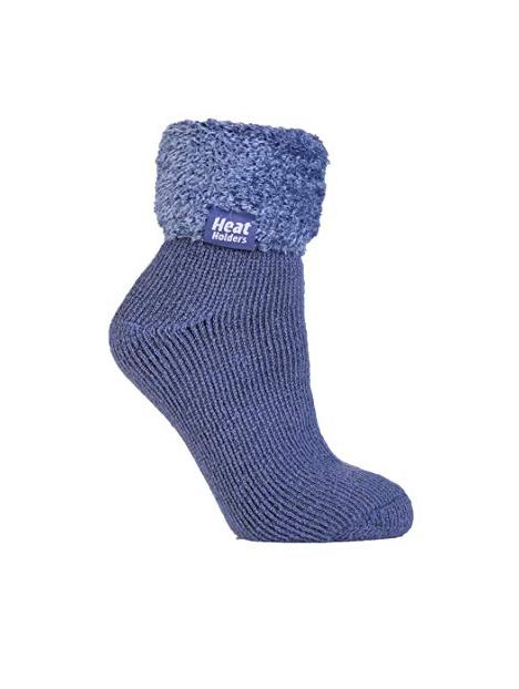 Ladies lounge socks 4-8 37-42 dark lavender