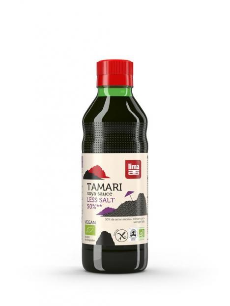 Tamari 50% minder zout bio