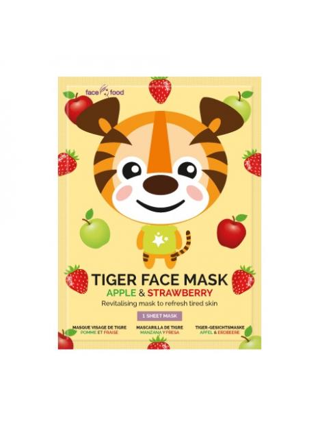 Tiger sheet face mask apple & strawberry