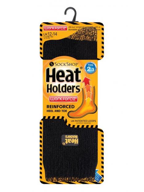 Mens workforce socks black 12-14