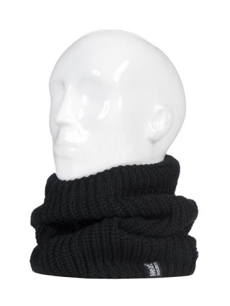 Mens neck warmer black larvic one size