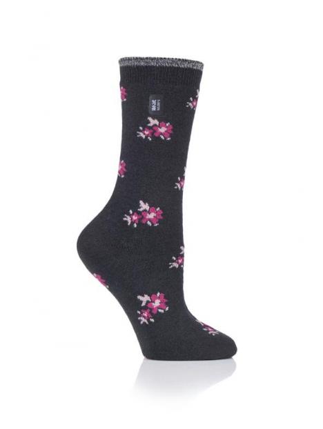 Ladies ultra lite socks bellis charcoal 4-8