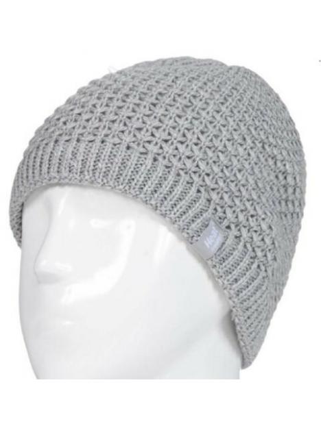 Ladies cable hat nora light grey one size