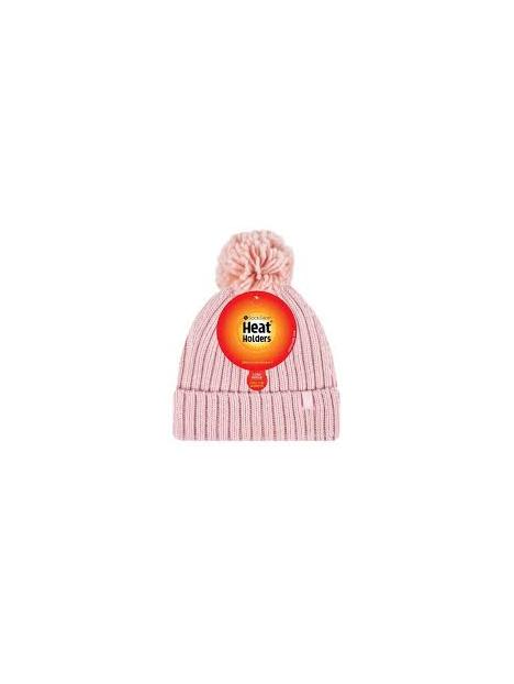 Ladies pom pom hat arden coral one size