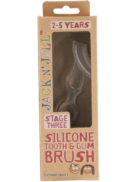 Silicone tooth & gum brush