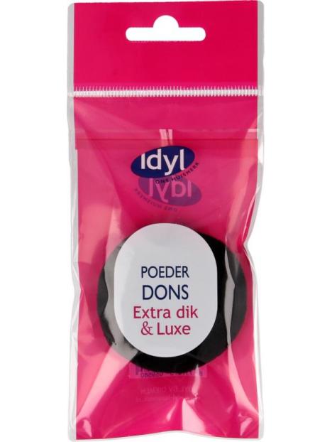 Poederdons zwart extra dik & luxe