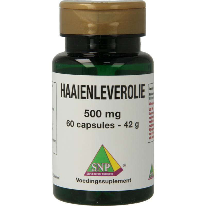 Haaienleverolie 500 mg