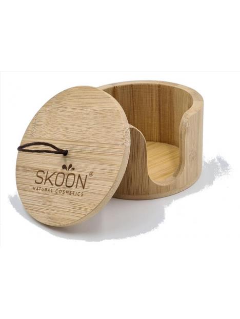 Skoon face pad holder bamboo