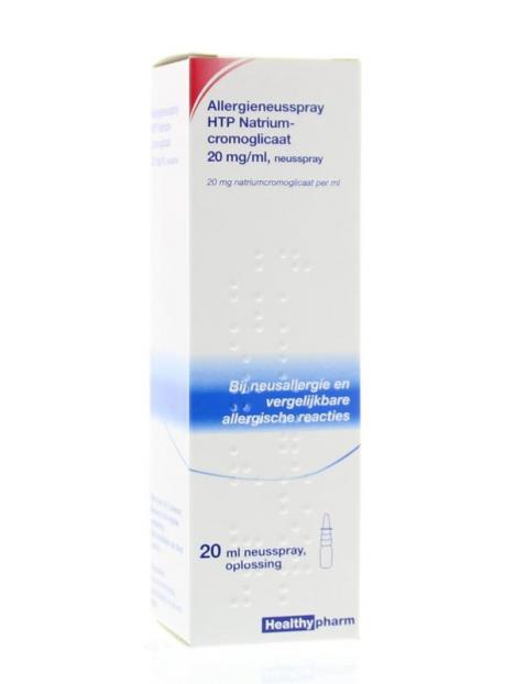 Neusspray natriumcromoglicaat 20 mg