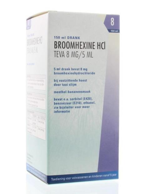 Broomhexine Hcl 8 mg/5 ml