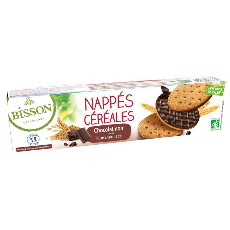 Bisson Dark chocolade frosted biscuit