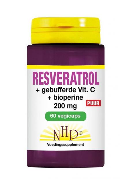 NHP Resveratrol 200 mg/Vitamine C/Bioperine puur