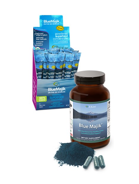 Blue Majik 120ct/400mg Fine Powder Capsules