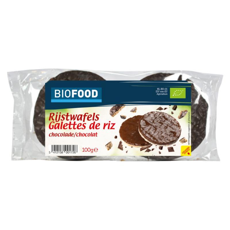 Damhert Damhert rijstwafels choco bio