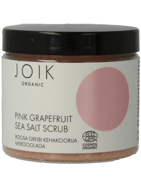 Pink grapefruit sea salt scrub vegan