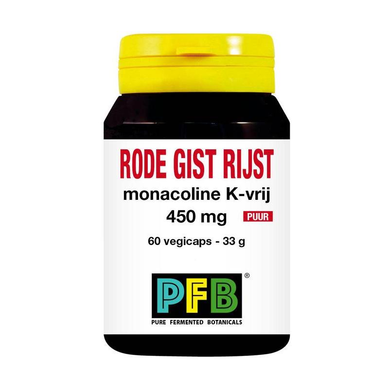 Rode gist rijst monacoline k-vrij puur