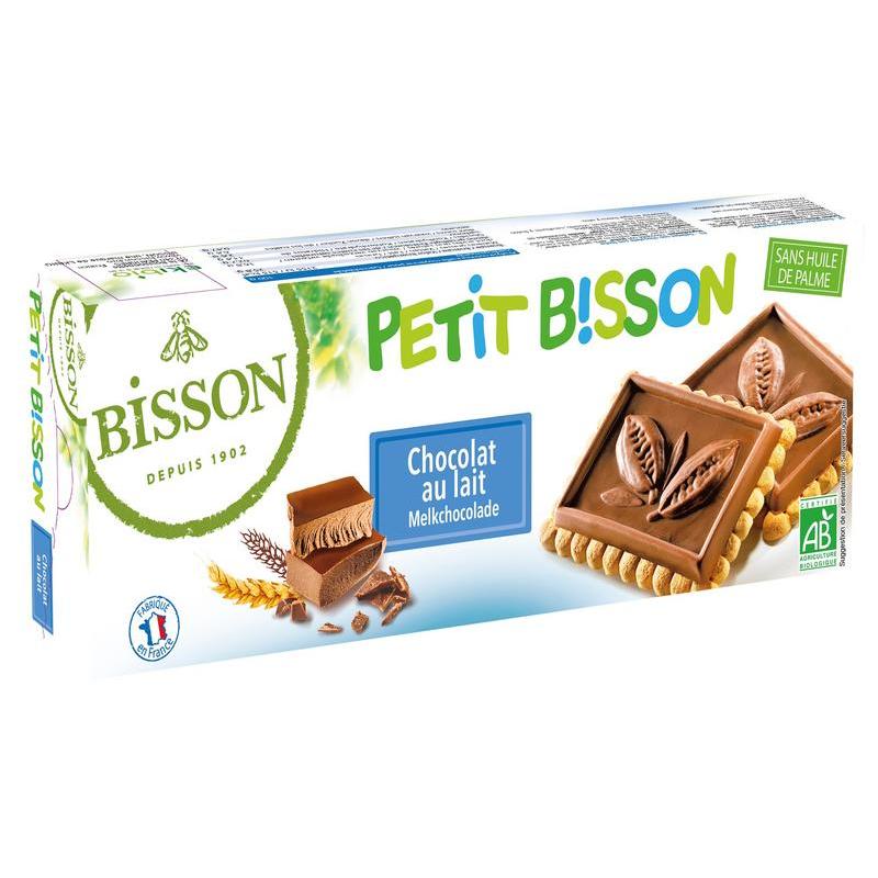 Bisson Petit Bisson theebiscuit melkchocolade bio