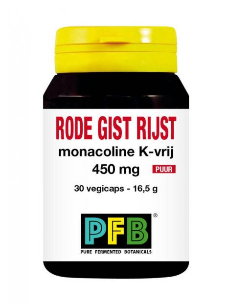 Rode gist rijst monacoline K-vrij puur