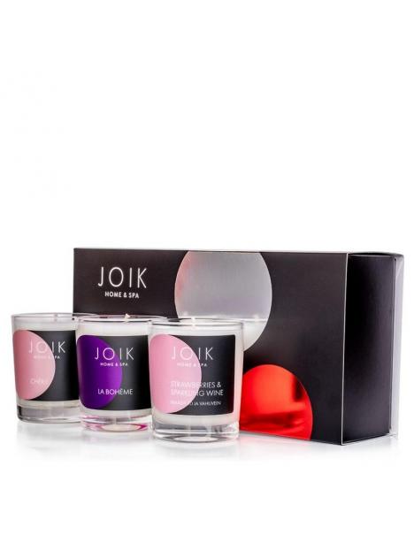 Romantic geurkaars trio giftset vegan