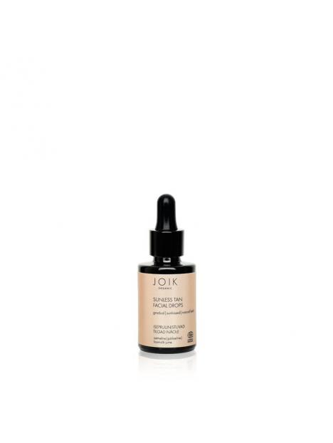 Sunless tan facial drops