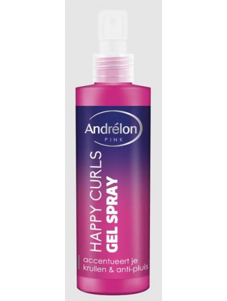 Andrelon Pink gelspray shape your curls