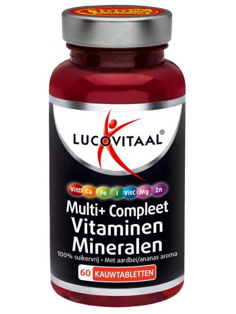 Lucovitaal Multi vitaminen & mineralen kauwtablet