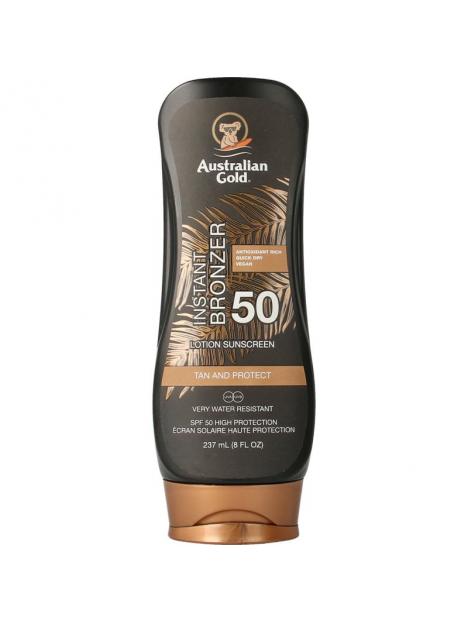 Australian Gold lotion bronzer spf50