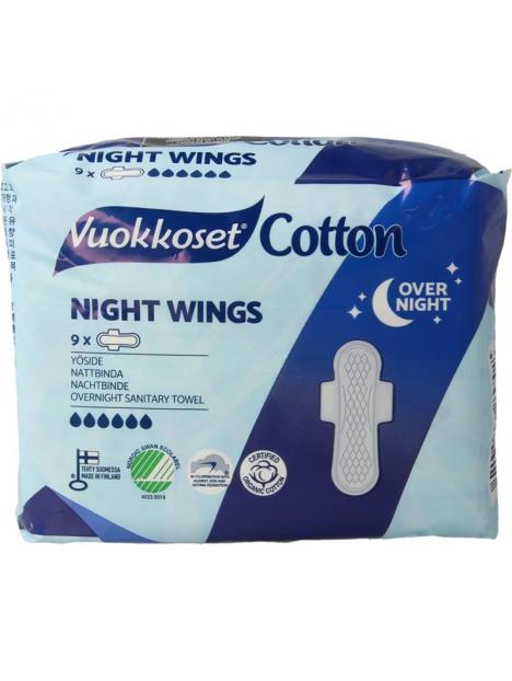 Vuokkoset Maandverband nacht wings organisch katoen