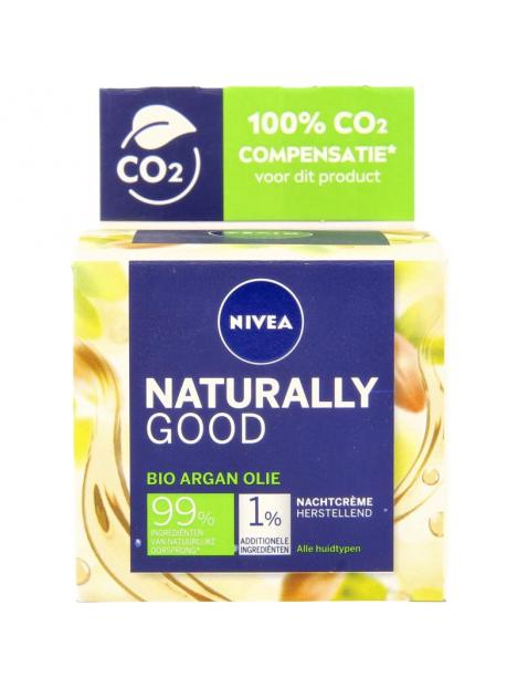 Nivea Naturally pure nightcream sensitive skin