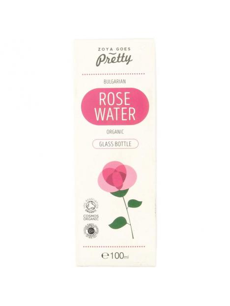 Zoya Goes Pretty Organic rose water glass bottle