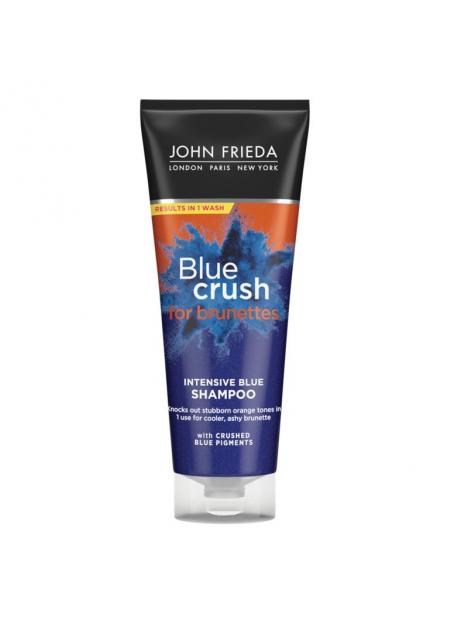 John Frieda Brilliant brunette blue crush shampoo