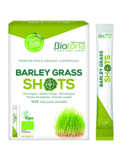 Biotona Barley grass raw shots 2.2 gram bio